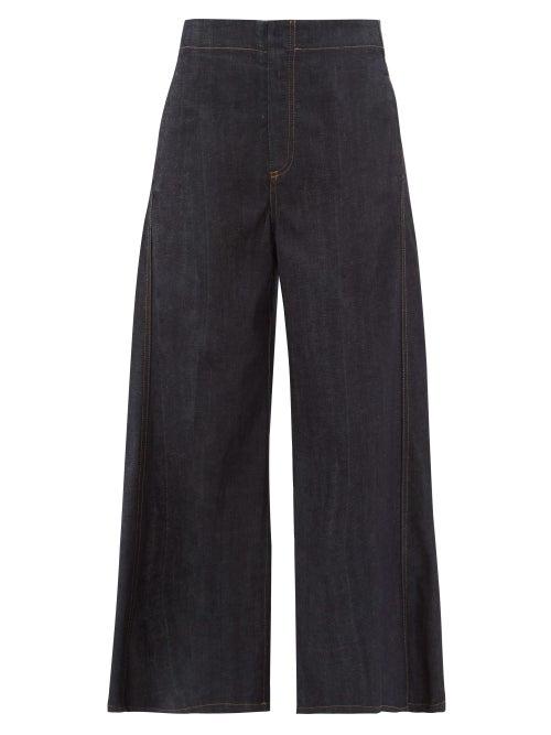 Matchesfashion.com S Max Mara - Utopia Jeans - Womens - Dark Blue