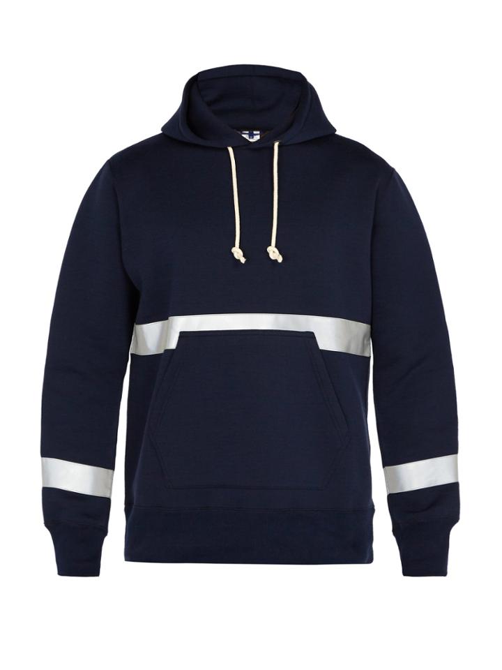 Junya Watanabe Reflective Neoprene Hooded Sweatshirt