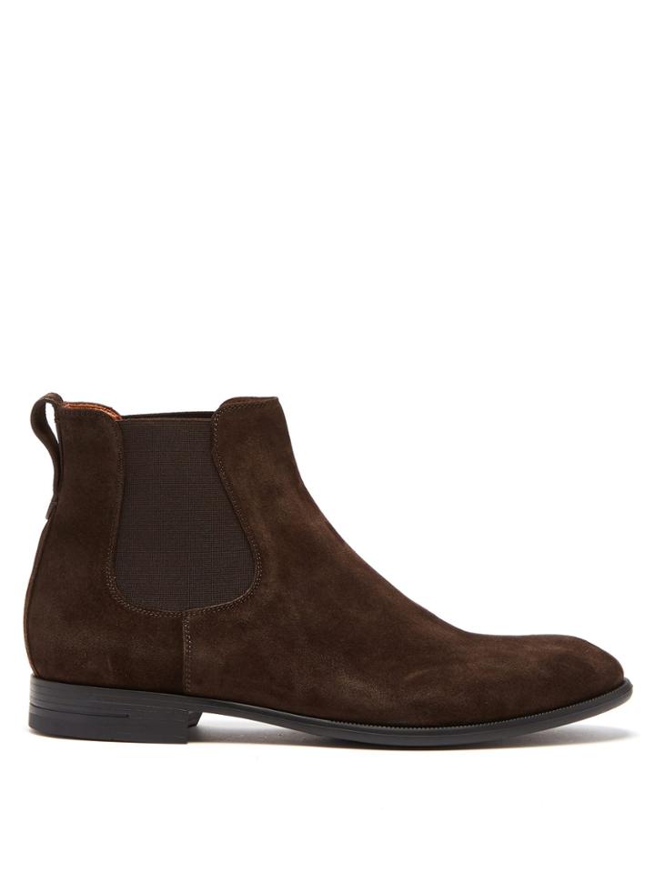 Ermenegildo Zegna Rodrigo Suede Chelsea Boots