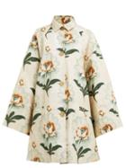 Matchesfashion.com By Walid - Floral Print Cotton Coat - Womens - Green Print