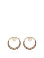 Matchesfashion.com Noor Fares - Svadhisthana Yellow Sapphire & 18kt Gold Earrings - Womens - Multi