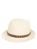 Valentino Rockstud Panama Hat