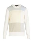 Matchesfashion.com Rag & Bone - Mitch Jacquard Knit Cotton Blend Sweater - Mens - White Multi