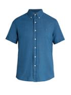 Polo Ralph Lauren Logo-embroidered Short-sleeved Chambray Shirt