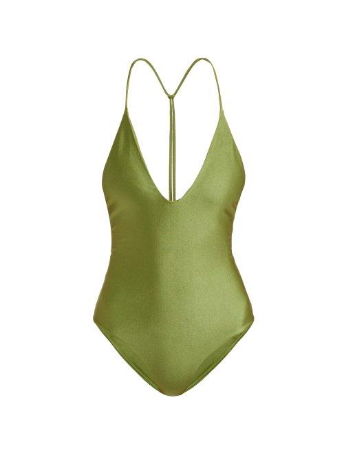 Matchesfashion.com Jade Swim - Micro T Back Swimsuit - Womens - Green