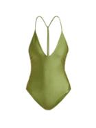 Matchesfashion.com Jade Swim - Micro T Back Swimsuit - Womens - Green