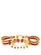 Matchesfashion.com Sonia Petroff - Seahorse Cabochon-embellished Belt - Womens - Multi