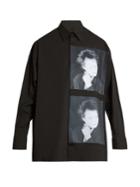 Raf Simons Laurie Anderson-print Stretch-cotton Shirt