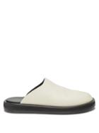 Matchesfashion.com The Row - Sabot Backless Leather Loafers - Womens - Ivory
