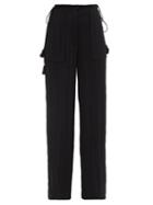 Altuzarra - Eleos Jersey Wide-leg Trousers - Womens - Black