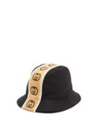 Matchesfashion.com Gucci - Gg-jacquard Wool-felt Bucket Hat - Mens - Black