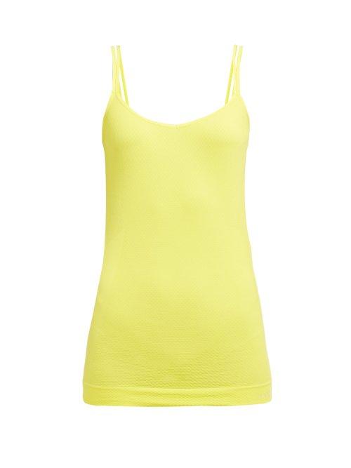 Matchesfashion.com Falke - Cooling Technical Jersey Tank Top - Womens - Yellow