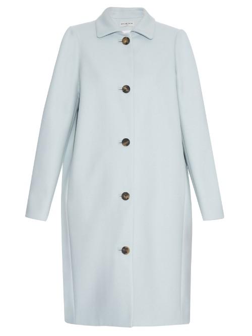 Balenciaga Single-breasted Wool-blend Coat