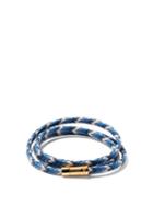 Mens Jewellery Dolce & Gabbana - Braided Leather Wrap Bracelet - Mens - Multi