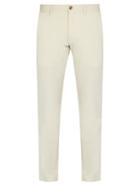 Matchesfashion.com Polo Ralph Lauren - Mid Rise Stretch Cotton Chino Trousers - Mens - Cream