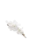 Matchesfashion.com Simone Rocha - Faux Pearl And Crystal Hair Slide - Womens - Clear