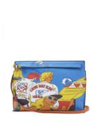 Matchesfashion.com Loewe - T Pouch Printed Leather Bag - Womens - Blue Multi
