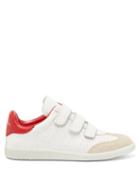 Matchesfashion.com Isabel Marant - Beth Leather And Suede Velcro Trainers - Mens - Red