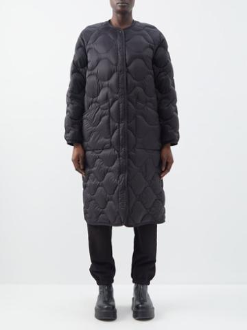 4 Moncler Hyke - Nadelhorn Quilted Down Coat - Womens - Black