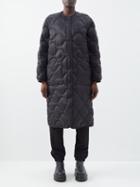 4 Moncler Hyke - Nadelhorn Quilted Down Coat - Womens - Black