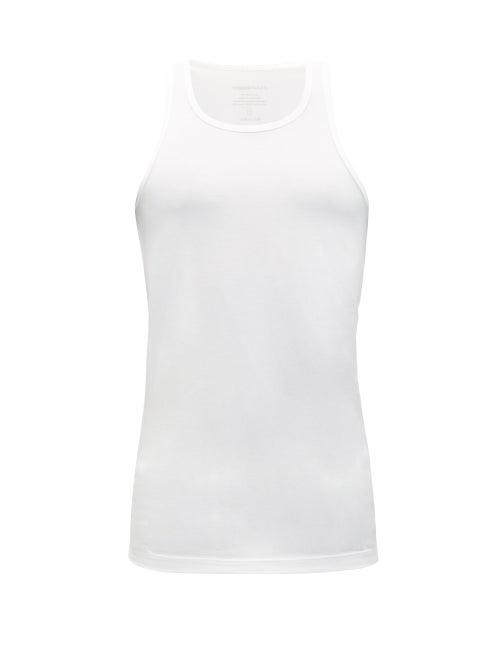 Matchesfashion.com Organic Basics - Lite Lyocell Blend Tank Top - Mens - White