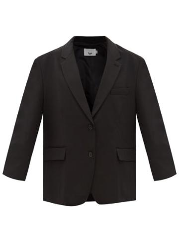 The Frankie Shop - Bea Oversized Fresco Suit Jacket - Womens - Black