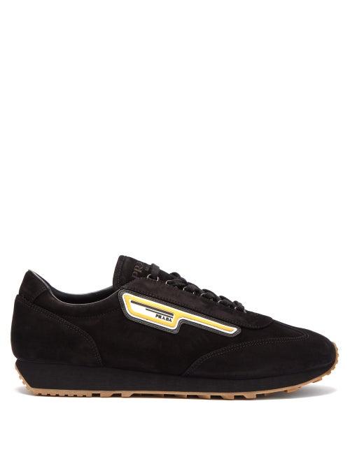 Matchesfashion.com Prada - Milano Suede Trainers - Mens - Black
