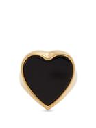 Chloé Stone-embellished Heart Signet Ring