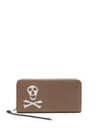 Loewe Skull-patch Zip-around Leather Wallet