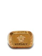 Matchesfashion.com Versace - Medusa Embossed Signet Ring - Mens - Gold