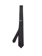 Prada Logo-embroidered Silk-satin Tie