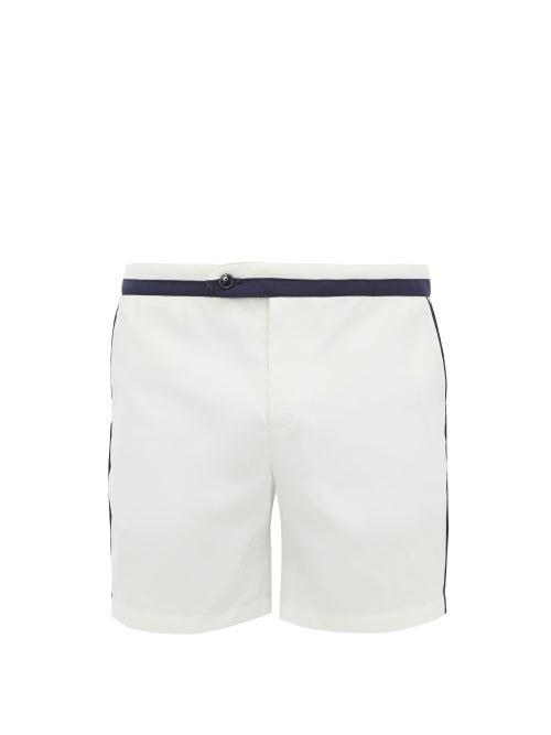 Matchesfashion.com Odyssee - Vallarius Tailored Swim Shorts - Mens - White