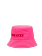Matchesfashion.com Prada - Linea Rossa Logo Bucket Hat - Womens - Pink