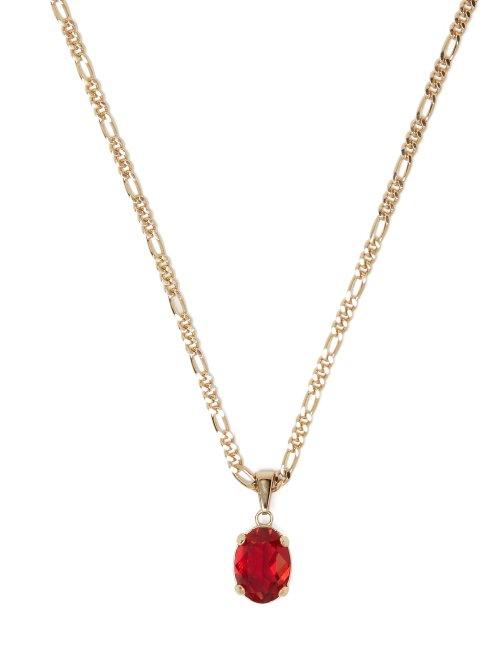 Matchesfashion.com Alexander Mcqueen - Swarovski Pendant Necklace - Mens - Gold