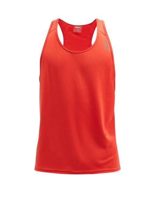 Matchesfashion.com 2xu - Aero Racerback Mesh Tank Top - Mens - Red