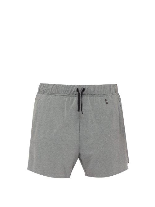 Matchesfashion.com Lndr - Stretch Jersey Running Shorts - Mens - Grey