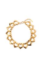 Saint Laurent - Heart Chain-link Necklace - Womens - Gold