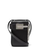 Amiri - Amp Mini Leather Cross-body Bag - Mens - Black