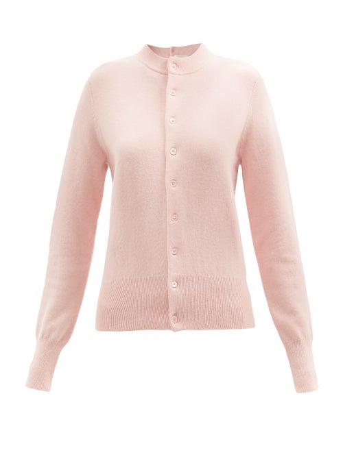 Extreme Cashmere - No. 140 Little Game Stretch-cashmere Cardigan - Womens - Light Pink