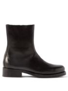 Our Legacy - Camion Square-toe Leather Boots - Mens - Black
