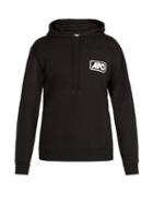 Matchesfashion.com A.p.c. - Jean Logo Print Hooded Cotton Sweatshirt - Mens - Black