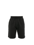 Matchesfashion.com Givenchy - Linear-logo Print Cotton Shorts - Mens - Black