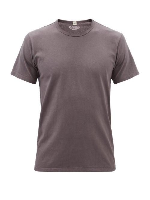 Lady White Co. - Cotton-jersey T-shirt - Mens - Light Purple