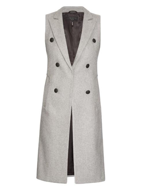 Rag & Bone Faye Double-breasted Wool-blend Vest