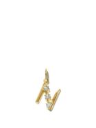 Matchesfashion.com Jade Trau - Diamond & 18kt Gold Initial Charm (n-z) - Womens - Yellow Gold