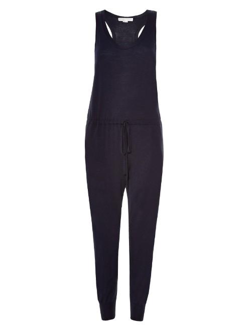 Stella Mccartney Sleeveless Wool And Silk-blend Jumpsuit