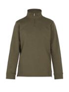 Matchesfashion.com A.p.c. - High Neck Zip Up Cotton Jersey Sweatshirt - Mens - Green