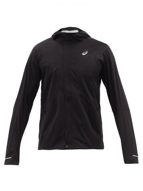 Matchesfashion.com Asics - Accelerate Laminated-jersey Jacket - Mens - Black