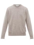 Matchesfashion.com President's - Crew Neck Wool Sweater - Mens - Grey