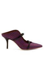 Malone Souliers Maureen Stripe Jacquard Mules